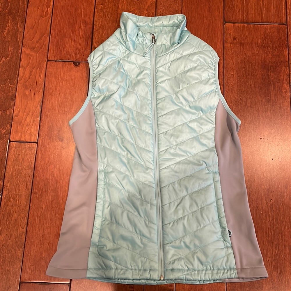 Columbia Ice Blue Omni Heat Vest
